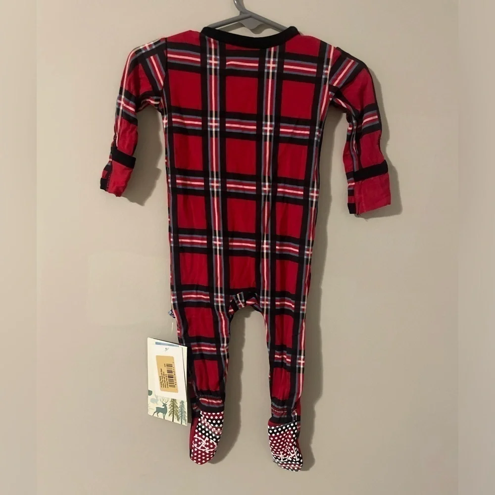 Kickee Pants - Holiday Onesie w/Footies - Size:3-6 Mos